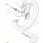 TT-R250 Переднее колесо
