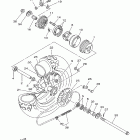 TW 200 Заднее колесо