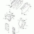 YZ 426F Боковая панель