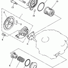 TW200MC/TW200M Масляный насос