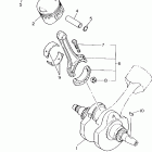 V STAR 650 CUSTOM-XVS650M/XVS650MC Коленчатый вал и Поршень