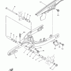 TW 200 Бугель (задний рычаг)