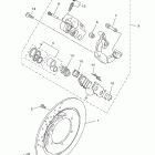 V Star Classic Передний тормозной суппорт