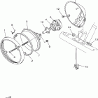 V STAR 650 CUSTOM-XVS650M/XVS650MC Фара