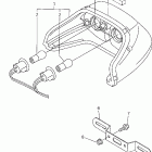 YZF-R6MC/YZF-R6M Фонарь задний