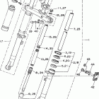 TW200MC/TW200M Передняя вилка