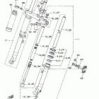 TW 200 Передняя вилка