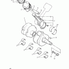 Royal Star Tour Classic Коленчатый вал и Поршень