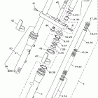 V STAR 1100 CUSTOM-XVS1100MC/XVS1100M Передняя вилка