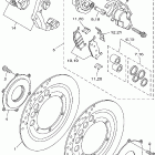 V STAR 1100 CUSTOM-XVS1100MC/XVS1100M Передний тормозной суппорт