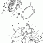 TW200MC/TW200M Крышка картера двигателя