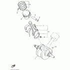 V-Star Коленчатый вал и Поршень