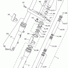DRAG STAR(V STAR)  XVS1100LC/XVS1100L Передняя вилка