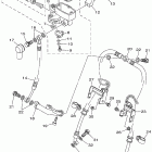 Road Star Silverado Главный тормозной цилиндр,передний