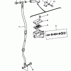 Virago 250 Главный тормозной цилиндр,передний