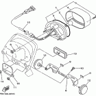 V Star Фонарь задний