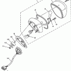V-STAR CLASSIC-XVS650ALC/XVS650AL Фонарь задний