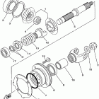 V-STAR CLASSIC-XVS650ALC/XVS650AL Промежуточный ведущий вал