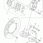 WR 400F Передний тормозной суппорт
