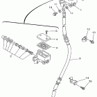 TT-R225 Главный тормозной цилиндр,передний