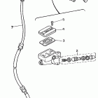 Virago 535 Главный тормозной цилиндр,передний