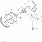 DRAG STAR(V STAR)  XVS1100LC/XVS1100L Фара