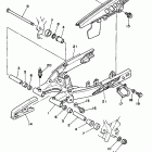 TW 200 Бугель (задний рычаг)