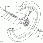 TT-R225 Переднее колесо
