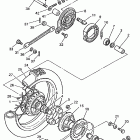 PW 80 Заднее колесо