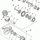 XT 225 Коленчатый вал и Поршень