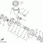 YZ 250 Коленчатый вал и Поршень