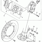 YZ 400F Передний тормозной суппорт