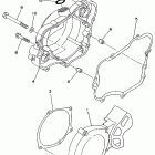 YZ 80 Крышка картера двигателя
