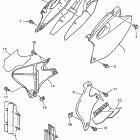 YZ 400F Боковая панель