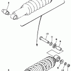XT 350 Задняя подвеска