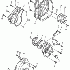 YZF 600R Крышка картера двигателя