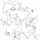 WR 400F Топливный бак