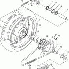 YZF-R7  YZFR7L Заднее колесо