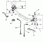 TW200LC/TW200L Рулевые переключатели
