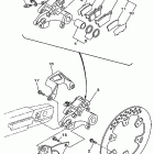 YZ 400F Задний суппорт тормозной
