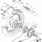 FZR600 Заднее колесо