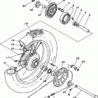 XT225L/XT225LC Заднее колесо
