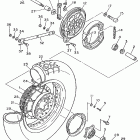 Virago 535 Заднее колесо