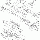 TT-R250 Бугель (задний рычаг)