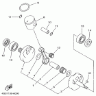 YZ 125 Коленчатый вал и Поршень