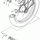 Virago 535 Переднее колесо