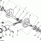 PW50L Коленчатый вал и Поршень