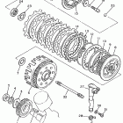 Virago 535 Сцепление