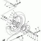 YZ 80 Заднее колесо