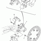 WR 400F Задний суппорт тормозной